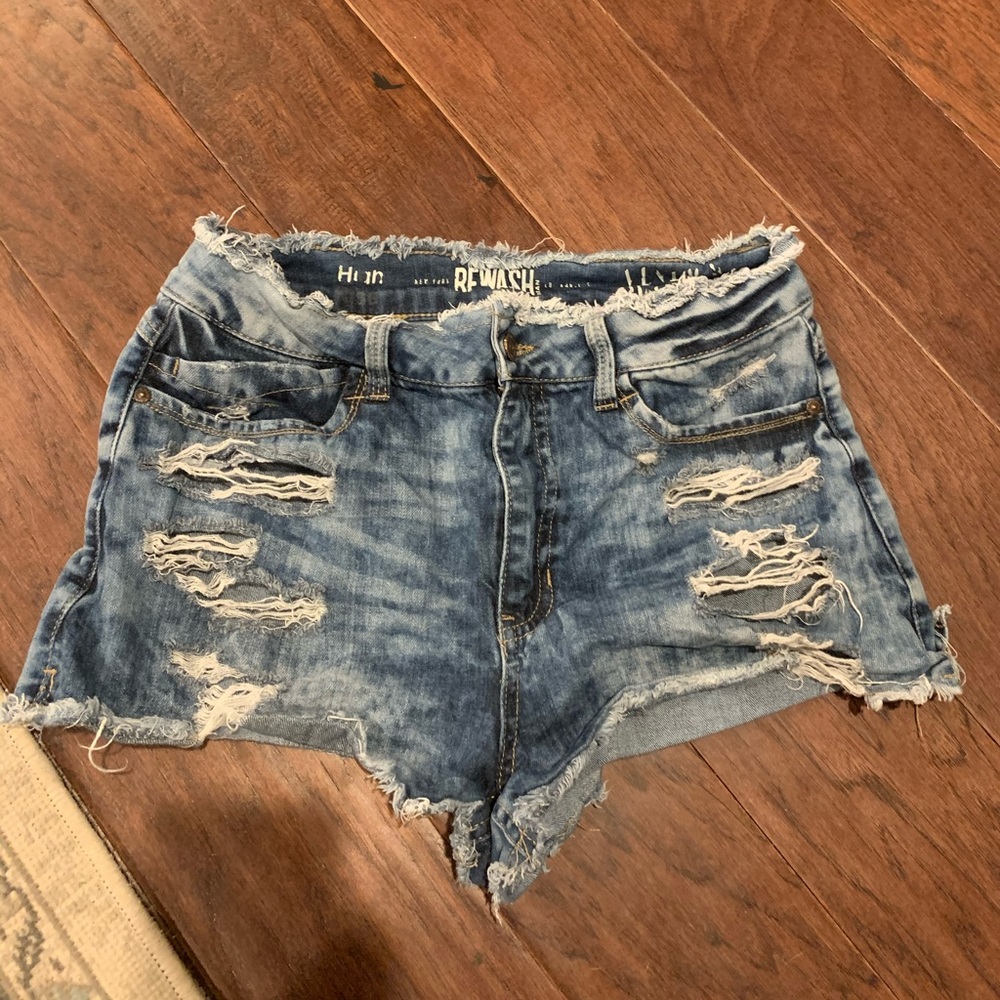 High waisted shorts